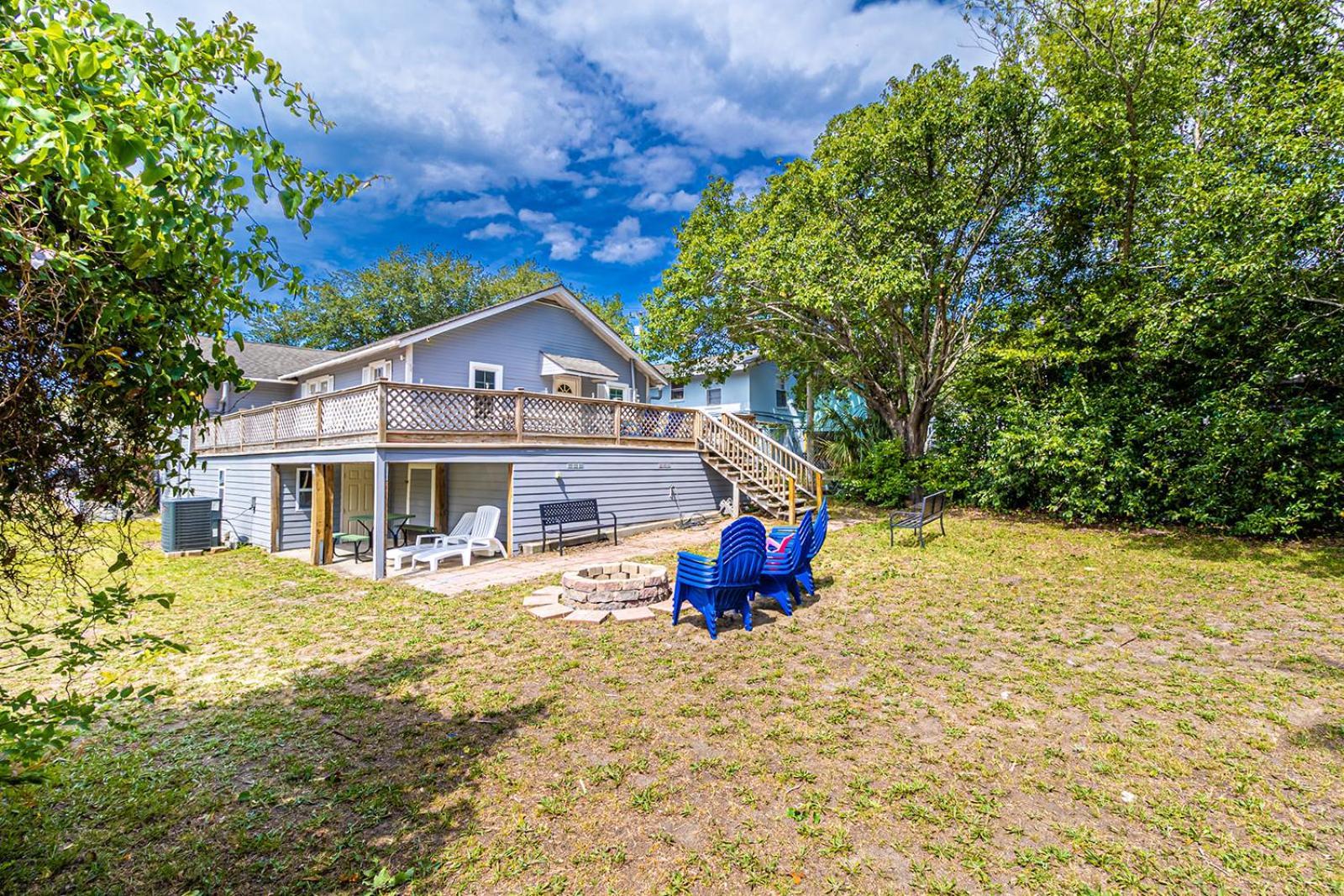 Gorgeous Centrally Located Ocean View 2 King, Huge Private Yard & Deck, Firepit, Bbq, & Game Tables Myrtle Beach Buitenkant foto