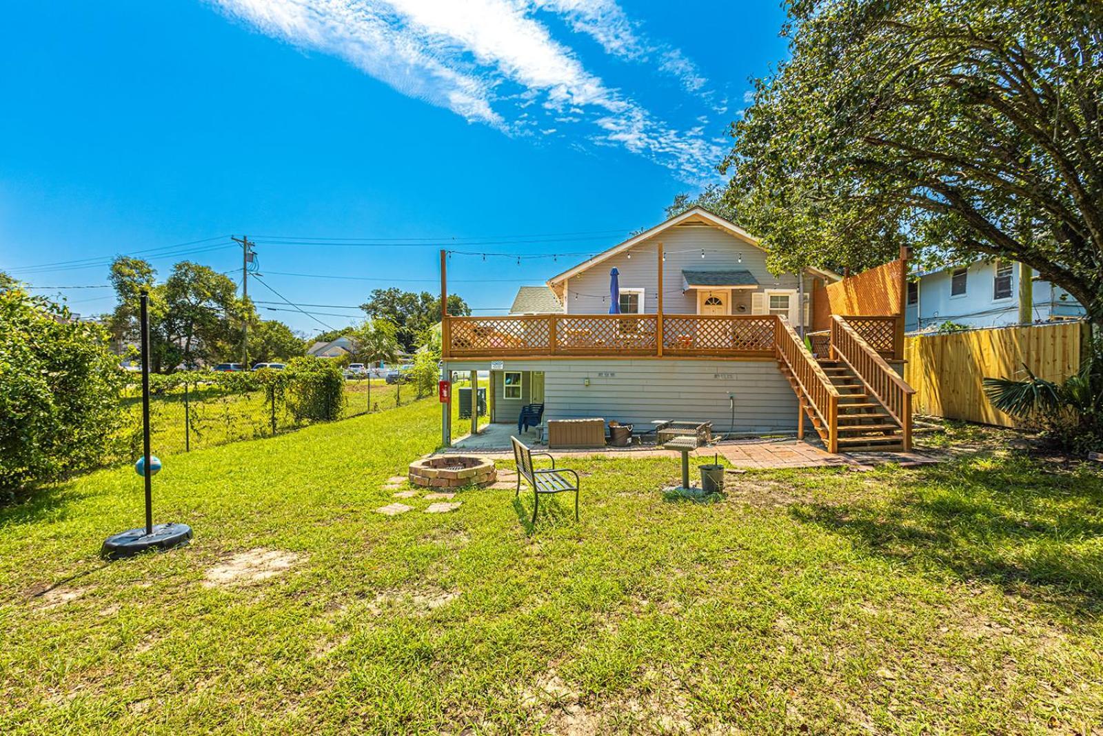 Gorgeous Centrally Located Ocean View 2 King, Huge Private Yard & Deck, Firepit, Bbq, & Game Tables Myrtle Beach Buitenkant foto